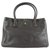 Chanel Dark Brown Caviar Leather Cerf Executive Tote Bag  ref.297498