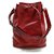 Louis Vuitton Saco de lobo vermelho Epi Couro Noe GM com cordão  ref.297547