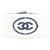 Chanel Fascia per il sudore con bracciale da palestra bianco x blu scuro  ref.297576