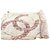 Chanel Écharpe à col châle à logo CC floral rose  ref.297601