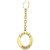 Chanel gold 93P Keychain Bag Charm Chain Key Ring White gold  ref.297774