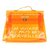 Hermès Translucent Orange 1998 Souvenir De L'Exposition Kelly Bag  ref.298191