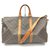 Louis Vuitton Monogramm Keepall Bandouliere 45 Reisetasche mit Riemen Leder Metall  ref.298334