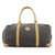 Fendi Pequin Stripe Boston Duffle Bag Leather  ref.298414