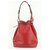 Noe Louis Vuitton Bolsa Hobo de couro epi vermelho com cordão  ref.298420