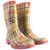Burberry Beige x donne rosse 38 Stivali da pioggia Nova Check  ref.298468
