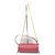 Louis Vuitton Mini soufflot de couro epi vermelho 2maneira Papillon Wristlet Bag Ouro branco Cadeia  ref.298489