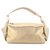 Chanel Metallic Champagne Gold Quilted Biarritz Hobo Bag Leather White gold  ref.298515