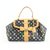 Louis Vuitton Black Monogram Multicolor Eye Love You Sac Retro GM Bag Leather  ref.298539