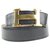 Hermès 32mm Kit ceinture réversible avec logo H Noir x Or x Marron Cuir Or blanc  ref.298729