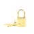 Dior Cannage Logo CD Lucchetto Cadena e Key Set Lock  ref.298776