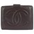 Chanel Burgundy Caviar Leather CC Wallet  ref.298839
