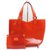 Louis Vuitton Mini bolso tote Epi Plage Lagoon Bay rojo transparente con bolsa  ref.298935