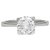 inconnue Bague solitaire diamant 1,01 carat en or blanc.  ref.299027