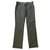 Christian Dior Pants, leggings Green Khaki Silk Cotton  ref.299164