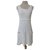 chanel knit dress 36 38 White Rayon  ref.299193