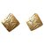 Yves Saint Laurent Brincos Dourado Metal  ref.299530