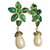 Chanel Gripoix Green Pearl Glass  ref.299575
