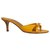 Dior Des sandales Cuir vernis Jaune  ref.299577