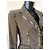 Etro Herz Samtjacke gestreift beige schwarz - Ansicht 3