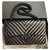 Rare Chanel So Black Chevron Timeless Medium flap bag Leather  ref.299653