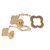 VAN CLEEF & ARPELS 18K Yellow Gold Openwork Alhambra Stud  Earrings.  ref.299676