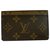Louis Vuitton Titular do cartão Castanho claro Lona  ref.299698
