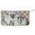 Louis Vuitton Zippy wallet in azure checkerboard customized "Marilyn Monroe" Beige Grey Cloth  ref.299786