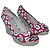 Tory Burch Floral Print Red Espadrilles Wedges - view 2