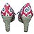 Tory Burch Floral Print Red Espadrilles Wedges - view 4