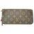 Louis Vuitton Purses, wallets, cases Brown Cloth  ref.300398
