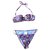 Chanel Maillots de bain Coton Elasthane Multicolore Violet  ref.300442