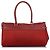 Hermès Borsa a tracolla Hermes in tela Atlas arancione Rosso - vista 3