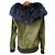 Mr & Mrs italy Fur Coat Green Khaki - view 4