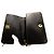 Pochette CHANEL per borsa a tracolla con patta e catena in pelle di agnello trapuntata nera Nero - vista 11