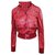Gucci Madonna Red Leather Bomber Jacket  ref.301024