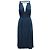 Marc by Marc Jacobs Vestido midi estampado floral azul marinho