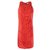 3.1 Phillip Lim Ruffle Shift Dress Red Acetate Cellulose fibre  ref.301078