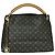 Louis Vuitton Monogramm Leinwand Artsy MM Tote Braun