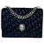 Blue Velvet Oblique Diorama Tasche von FW 2016 Blau  ref.301240