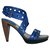 Tod's Heels with Blue Leather Strap  ref.301245