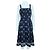 Jigsaw Vestido azul marino con estampado blanco - vista 2