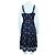 Jigsaw Vestido azul marino con estampado blanco - vista 3