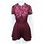Clover Canyon Elegante vestido de encaje burdeos Roja - vista 2