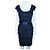 Tadashi Shoji Abito a strati blu navy - vista 2