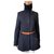 Bruuns Bazaar Coats, Outerwear Black Blue Wool  ref.301963
