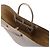 Little Liffner Open Tulip Tote Large in pelle Taupe Marrone - vista 2