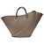 Little Liffner Open Tulip Tote Large in pelle Taupe Marrone - vista 3