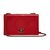 Chanel Handbags Red Leather  ref.301973