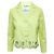 Kate Spade Pastellgelbe Lederjacke mit lasergeschnittenen Deko